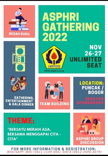 Bersatu Meraih Asa, Bersama Menggapai Cita”, ASPHRI Gelar Gathering 2022