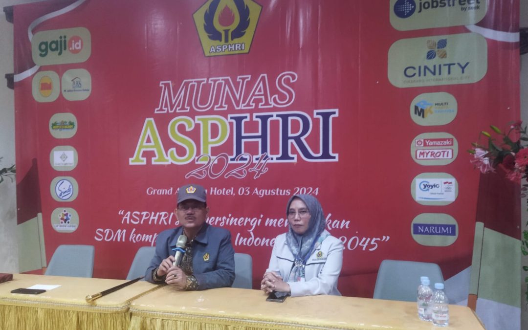 Munas ASPHRI 2024 : Yosminaldi Kembali Terpilih Menjadi Ketua Umum Periode 2024-2027